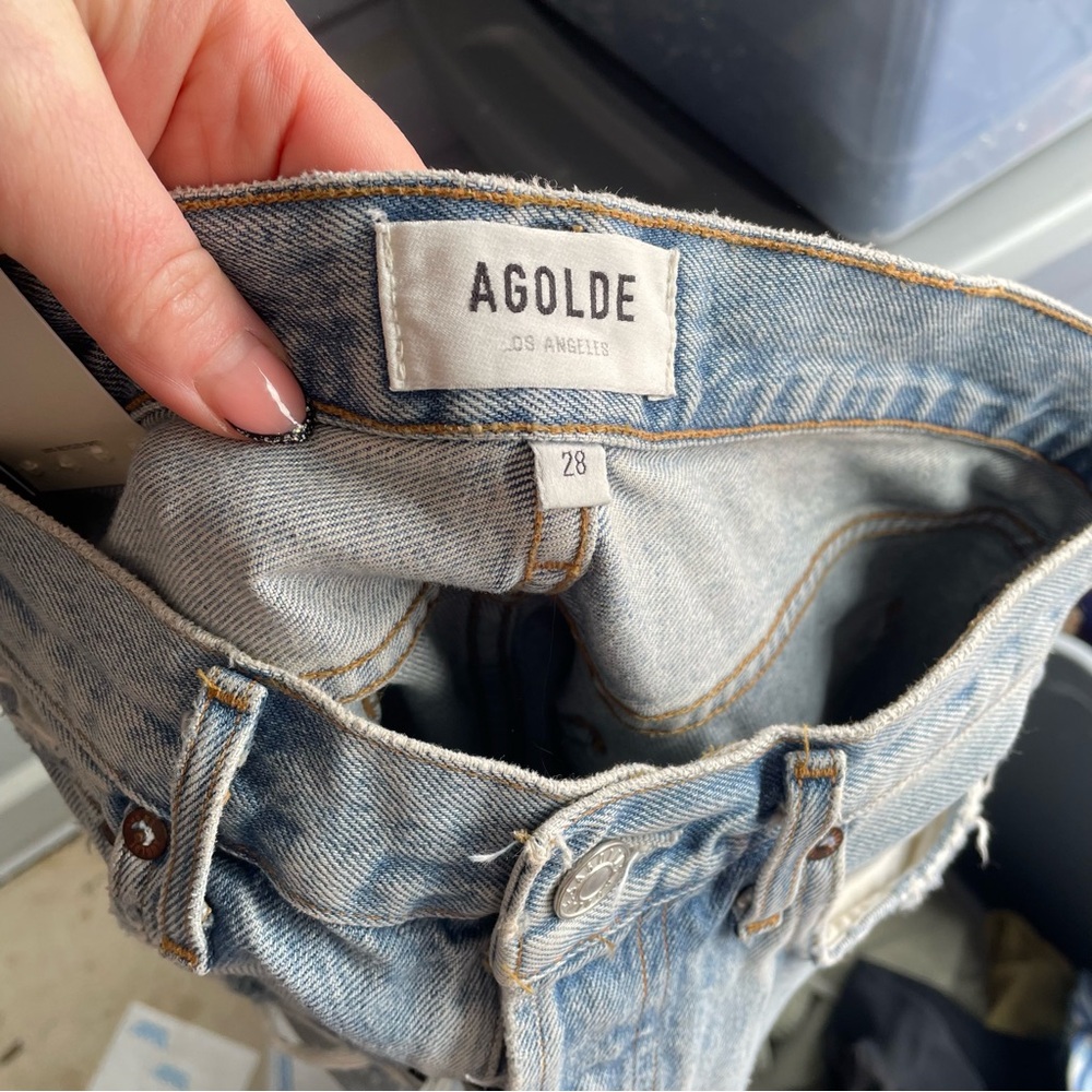 AGOLDE NWT 90's Mid Rise Loose in Unhinged - Picture 10 of 11